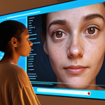 An empathetic individual, diverse and relatable, connecting deeply with authentic digital storytelling on a luminous screen. Soft, warm light illuminates their genuine expression, reflecting a sense of profound understanding and resonance. Abstract, flowing lines of light subtly link the person to the digital content, symbolizing the powerful emotional bond and human connection that transcends mere algorithms. The scene exudes warmth, sincerity, and the heart of meaningful digital communication.