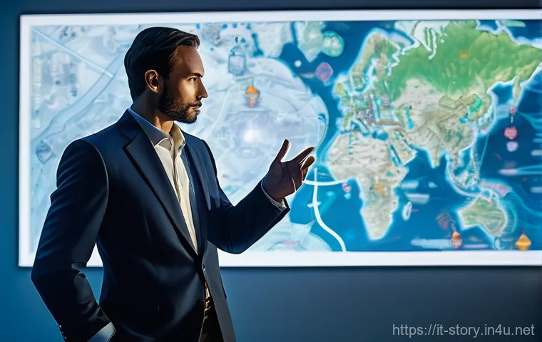 스토리텔러로서의 자기계발 도구 - **Prompt: The Spark of AI Inspiration**
    A diverse writer, mid-30s, is seated at a minimalist woo...