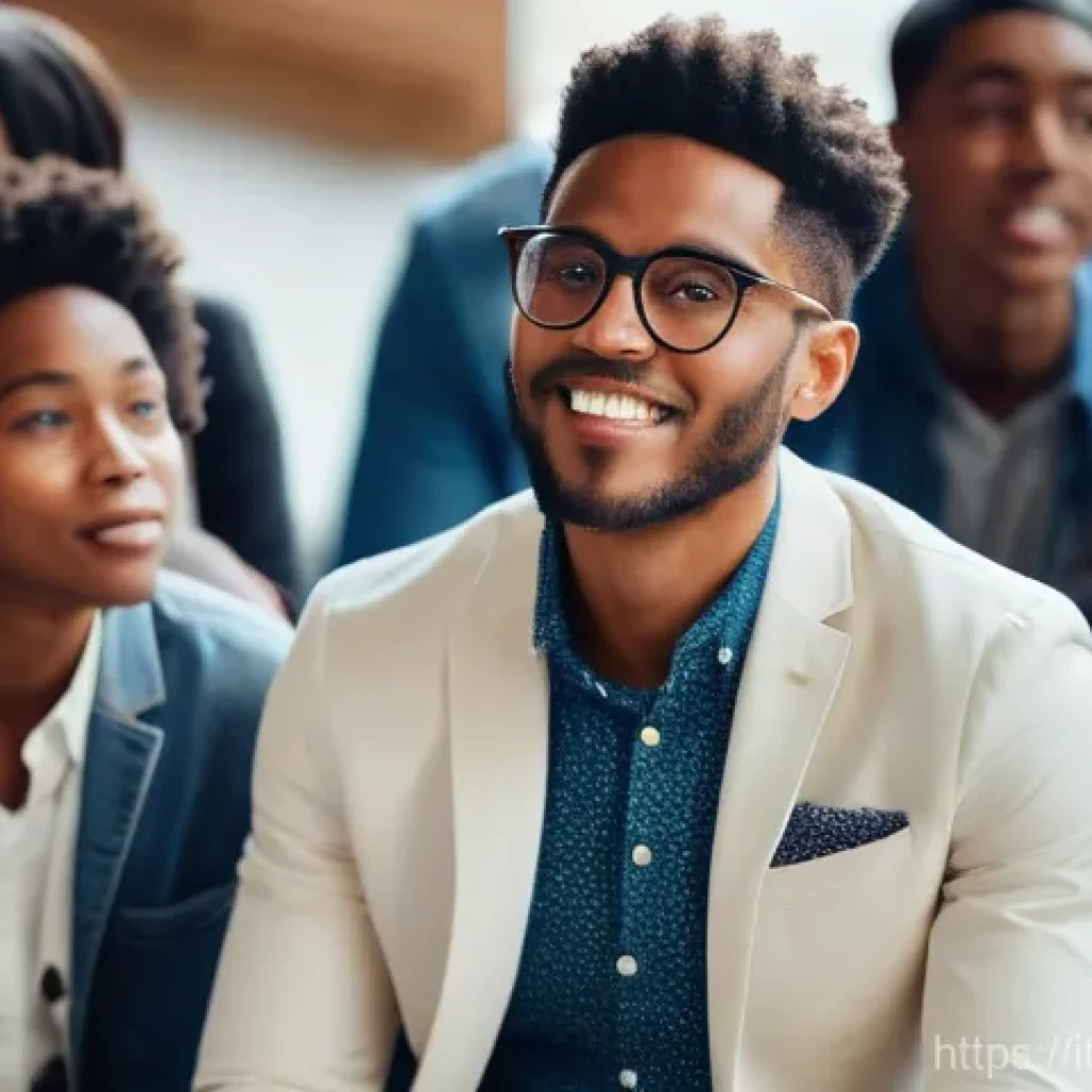 스토리텔러 자격증과 경력 목표 설정 - **Prompt 1: The Captivating Storyteller**
    A diverse group of adults and teenagers are gathered i...