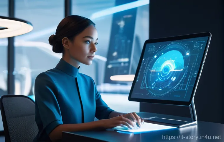 스토리텔러 자격증 시험의 난이도 변화 - **Conceptual Art: The Fusion of Empathy and Data Analytics**
    A striking, abstract digital painti...