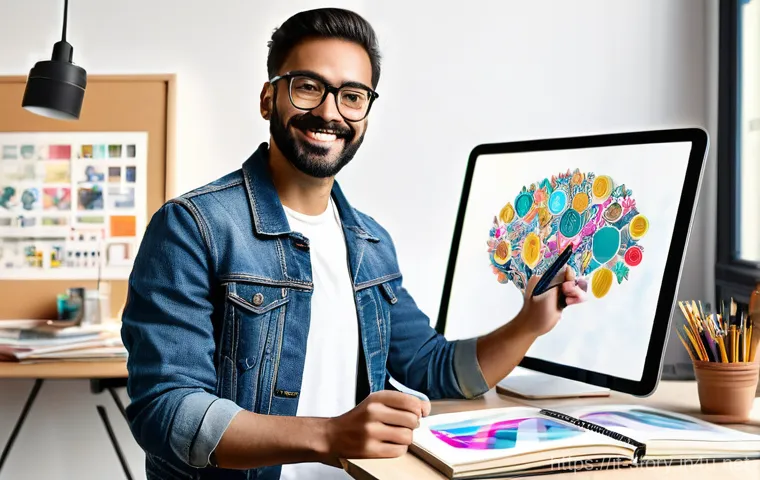 스토리텔러가 주목해야 할 관련 스타트업 - **Prompt 2: Immersive VR Storytelling Experience**
    "A vibrant, dynamic illustration featuring a ...