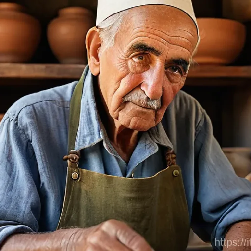 스토리텔러 실무에서의 창의적 이야기 제작 사례 - **Prompt 1: The Soul of Tradition**
    "A portrait of an elderly Italian artisan, perhaps a master ...
