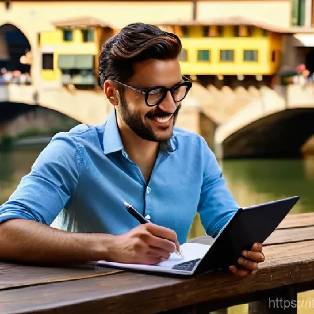 스토리텔러의 창의력 향상 기법 - **Prompt 1: "The Breakthrough"**
    A young Italian writer, in their late 20s, with a thoughtful ye...