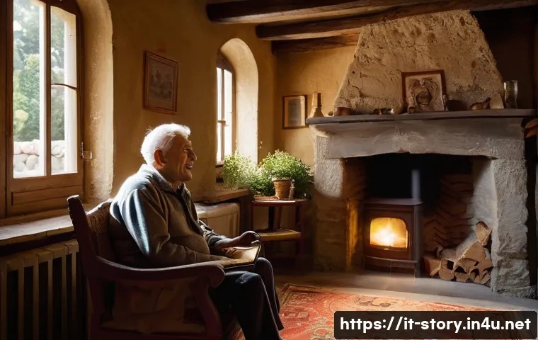 스토리텔러 직무와 관련된 글로벌 사례 - **Prompt:** A heartwarming and nostalgic scene depicting an elderly Italian "nonno" (grandfather) wi...